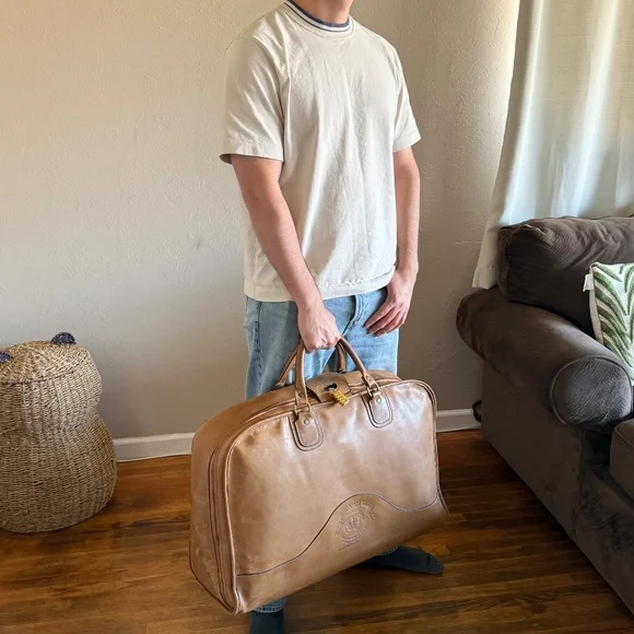 Vintage Ghurka No. 22 Traveler II Leather Duffle Bag Registered #B11 - Picture 16 of 16